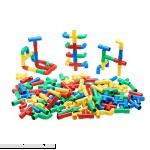 ECR4Kids Totally Tubular Pipes & Spouts | 160 Piece Math Manipulatives Value Pack | Creative Sensory STEM Learning Toy | Educational Building Blocks Set for Kids Ages 3+ Multicolor 160 Pieces  B0171TS298